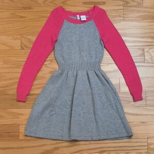 Heart-n-Crush Long Sleeve Sweater dress, Size 6/7 GU